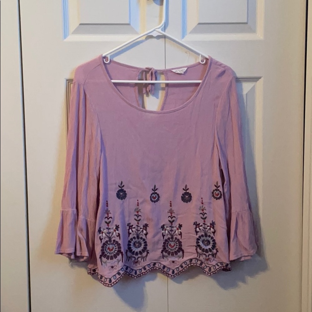 Long sleeve, flowy shirt